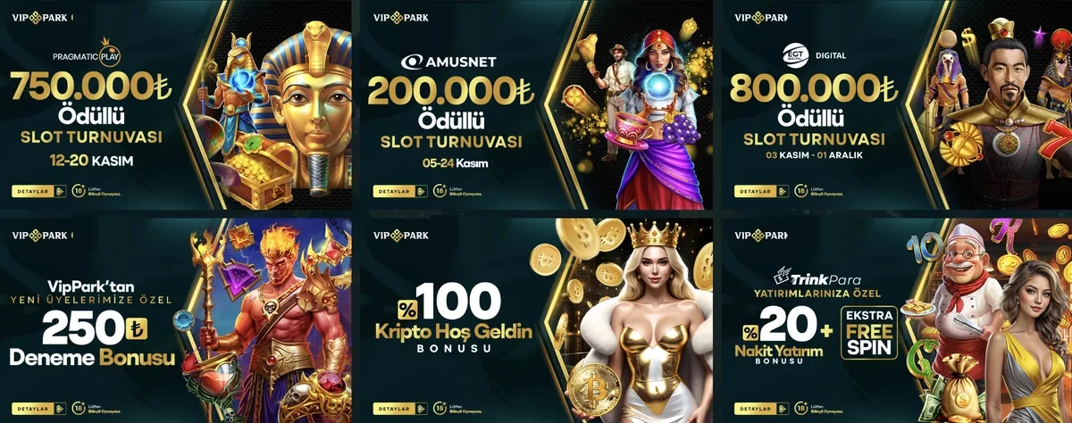 Vippark hoş geldin bonusu